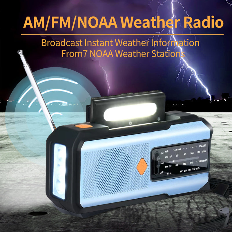 Solar Hand-Crank Emergency Radio – product image