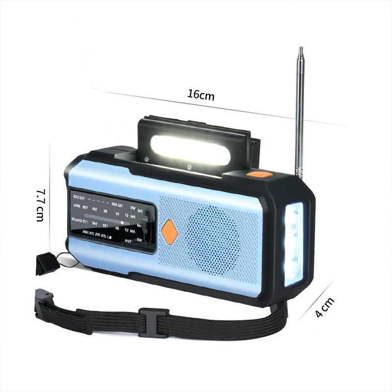 Solar Hand-Crank Emergency Radio – product image