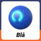 🎾 Rechargeable Self-Moving Dog Ball with Colorful LED Lights