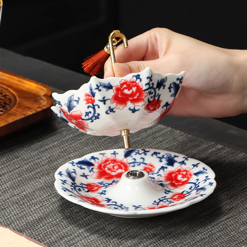 Ceramic Umbrella Tea Strainer Set – product image