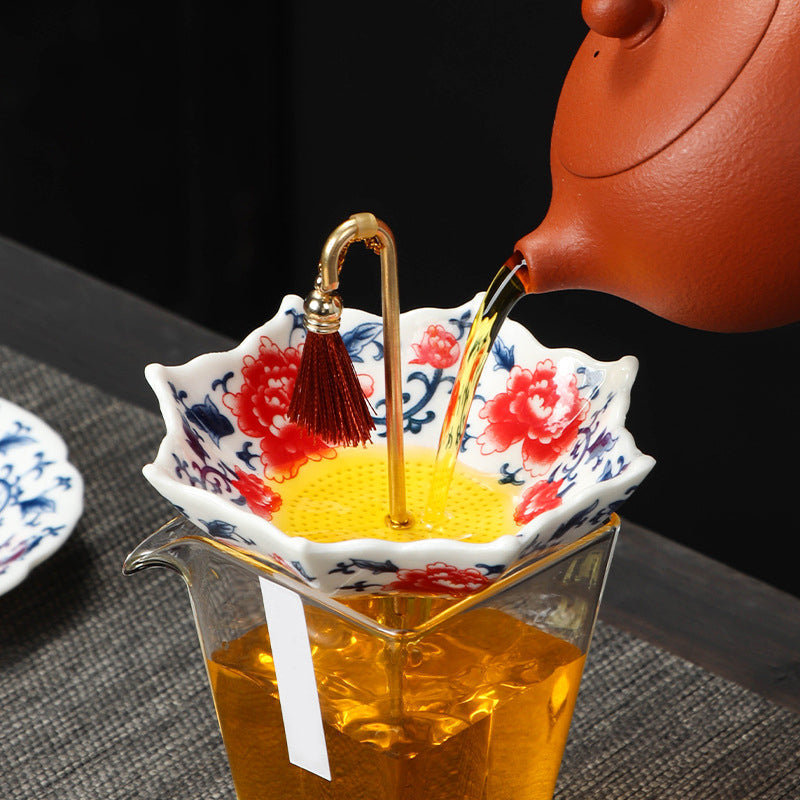 Ceramic Umbrella Tea Strainer Set – product image