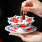 Ceramic Umbrella Tea Strainer Set – product image