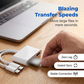 💾 5-in-1 Memory Card Reader for Everyday File Transfers Reader for iPhone/iPad Cameras, Supports SD/TF, Android Devices Compatible, 2-Way Sync & Tracking Camera Viewer