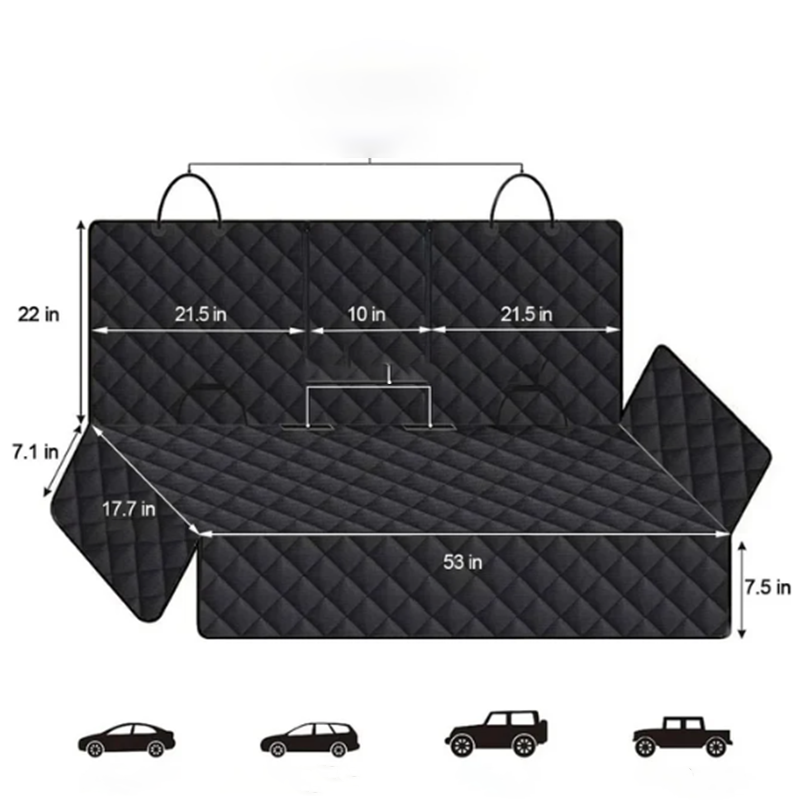 Memory Foam Pet Car Seat Cushion – product image