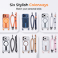 📱 50% off! 🎀 Multifunctional Smartphone Case with Wrist Strap – TPU – Built-in Stand & Adjustable 8 mm Wrist Strap – Compatible with iPhone 14/15/16/17 Pro/Max