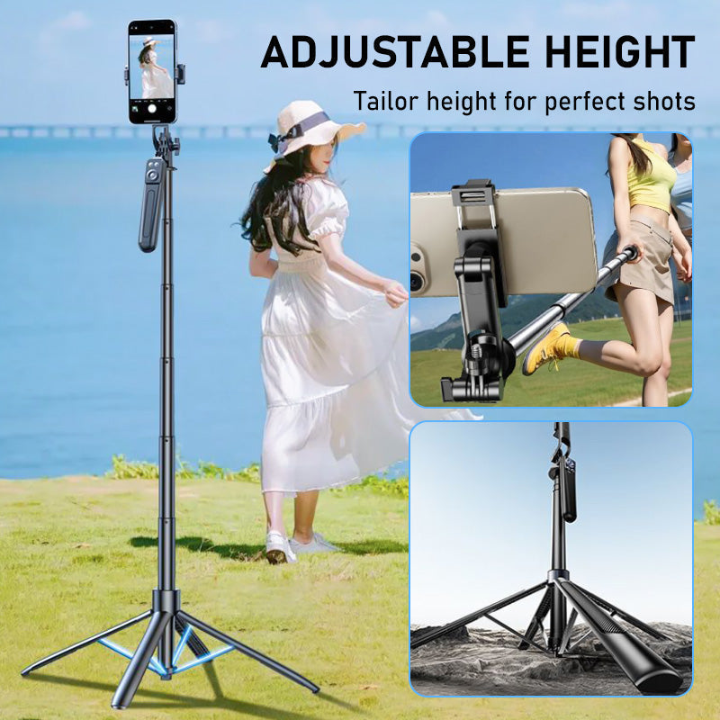 Extendable Selfie Stick with Quadpod – product image