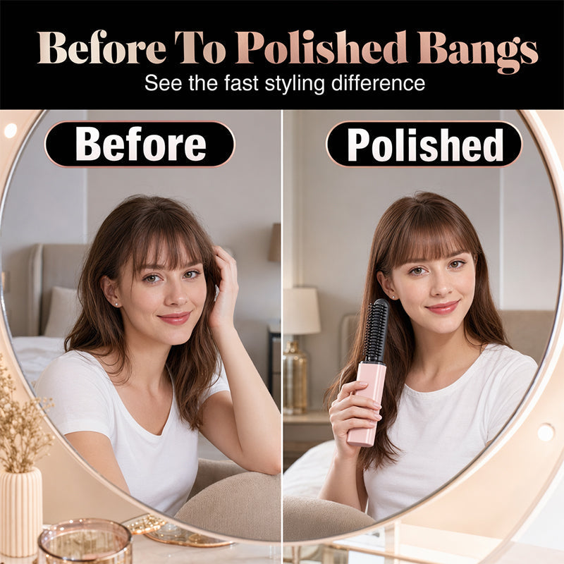 Cordless Mini Bang Styling Comb – product image