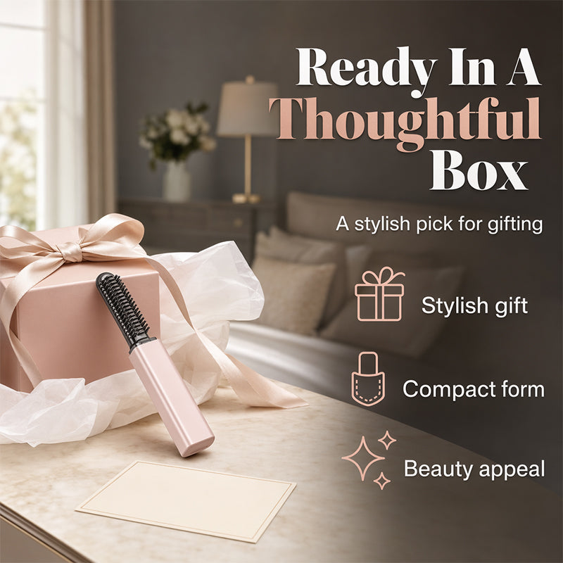 Cordless Mini Bang Styling Comb – product image