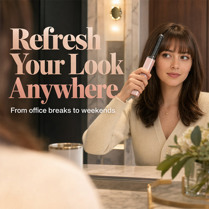 Cordless Mini Bang Styling Comb – product image