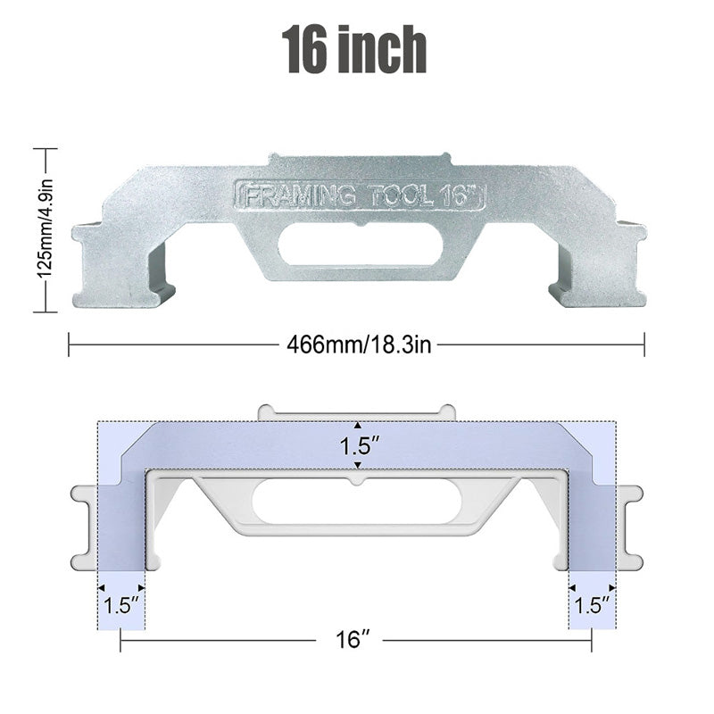 Aluminum Stud Framing Layout Tool – product image