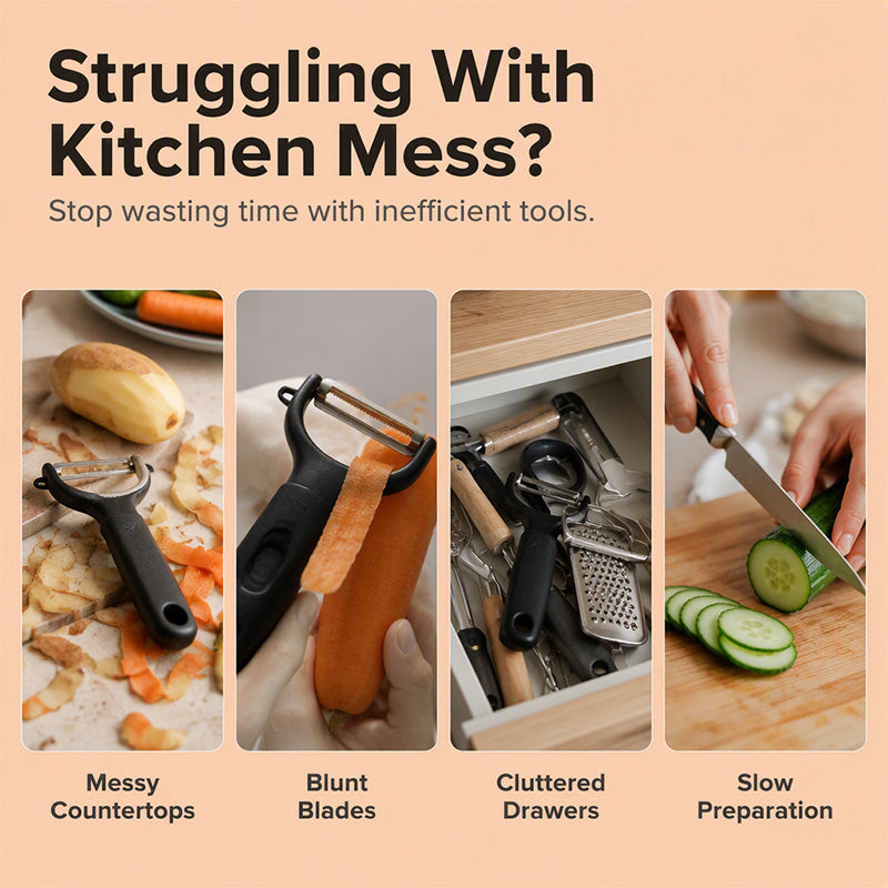 3-in-1 Vegetable Peeler and Grater – product image
