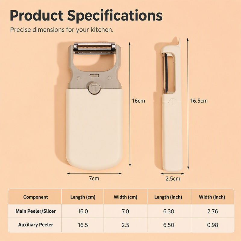 3-in-1 Vegetable Peeler and Grater – product image