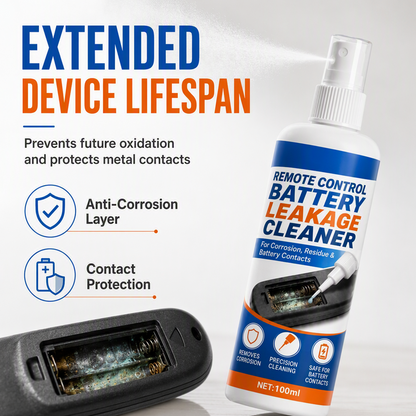 🔋 Battery Leakage Cleaner Spray for Corroded Remote Contacts