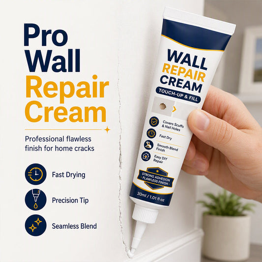 🏠 White DIY Wall Repair Cream for Drywall, Scuffs & Trim