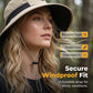 UPF 50+ Wide Brim Sun Hat with Neck Flap