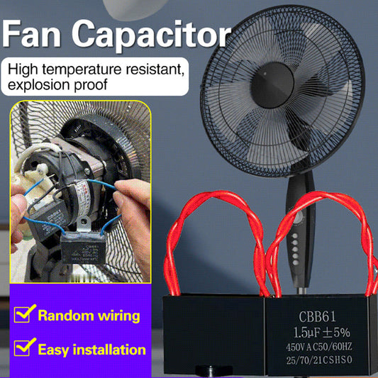 🌀 Replacement Capacitor for Ceiling, Pedestal & Exhaust Fans