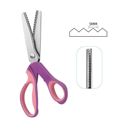 ✂️ Multipurpose Pinking Shears for Neat Zig for Neat Zigzag Fabric Edges