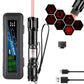 🔦 Rechargeable Red or Green Laser Pointer with Pattern Heads