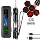 🔦 Rechargeable Red or Green Laser Pointer with Pattern Heads