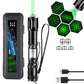 🔦 Rechargeable Red or Green Laser Pointer with Pattern Heads