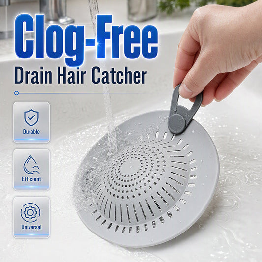 🚿 2-Pack Silicone Drain Hair Catchers for Bathrooms and Kitchens