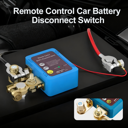 🚗 Remote Car Battery Disconnect Switch for Stored Vehicles