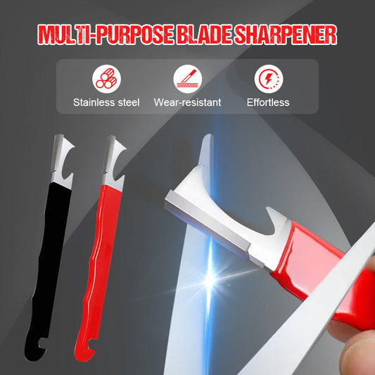 🛠️ Compact Handheld Sharpener for Kitchen and Garden Blades