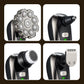 🪒 Washable Electric Head Shaver with Seven- or Nine-Blade Options