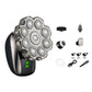 🪒 Washable Electric Head Shaver with Seven- or Nine-Blade Options