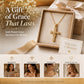 💫 Buy 1, get 1 free! ✨ Sparkling Twisted Cross Pendant Necklace – Gold Plated Alloy + Cubic Zirconia – Unique Design for Women
