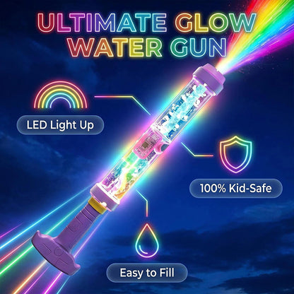 🔫 Glow-in-the-Dark Pump Action Water Blaster for Epic Nighttime Battles