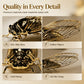 Antique Filigree Cicada Ornament Exquisite Desktop Tea Pet Gift