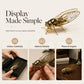 Antique Filigree Cicada Ornament Exquisite Desktop Tea Pet Gift