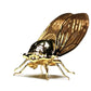 Antique Filigree Cicada Ornament Exquisite Desktop Tea Pet Gift