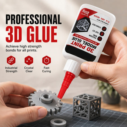 3D Printer Model Glue for PLA ABS & Resin Prints