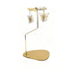 Decorative Gold Rotary Candle Holder