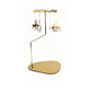 Decorative Gold Rotary Candle Holder