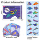 ✈️ 16-Piece DIY Paper Airplane Set for Kids Ages 6+