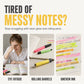 6-Pack Chisel Tip Highlighter Pens Set