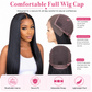 ✨ Pre-Plucked Straight Lace Wig with a Natural-Looking Hairline
