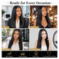 ✨ Pre-Plucked Straight Lace Wig with a Natural-Looking Hairline