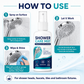🚿 Fast-Acting Limescale Remover Spray for Showerheads and Faucets