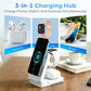 🔋 3-in-1 Foldable Magnetic Charging Stand for Everyday Devices
