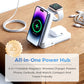 🔋 3-in-1 Foldable Magnetic Charging Stand for Everyday Devices
