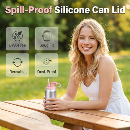 🥤 Silicone Soda Can Lid Cover for Cleaner Outdoor Sipping