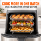 🍗 Stackable Air Fryer Racks for More Cooking Space