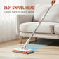 🧹 Hands-Free Cloth Clip Flat Mop with a 360° Swivel Head