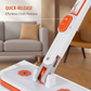 🧹 Hands-Free Cloth Clip Flat Mop with a 360° Swivel Head