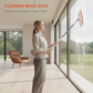 🧹 Hands-Free Cloth Clip Flat Mop with a 360° Swivel Head