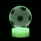 ⚽ 3D Soccer Night Light with Color-Changing RGB Glow